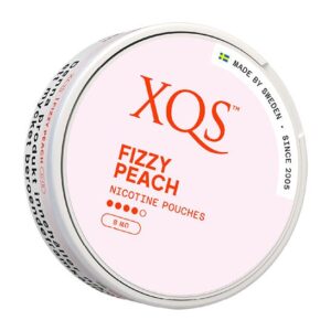 XQS Fizzy Peach Slim 8mg - SNUSIO